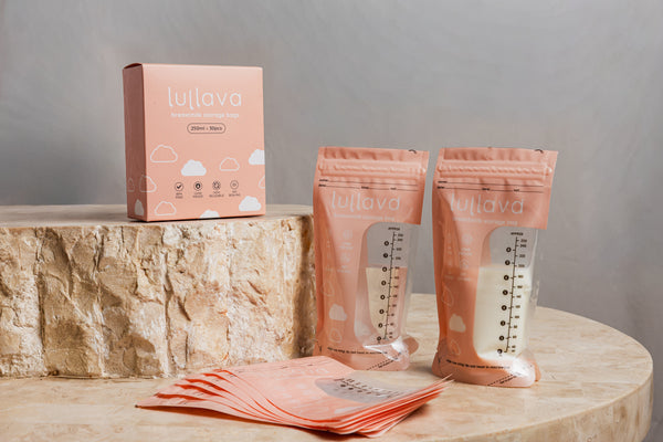 Convenient, Leakproof Breast Milk Storage Bags 30 Packs | with Secure Seal and Easy Self Standing Design