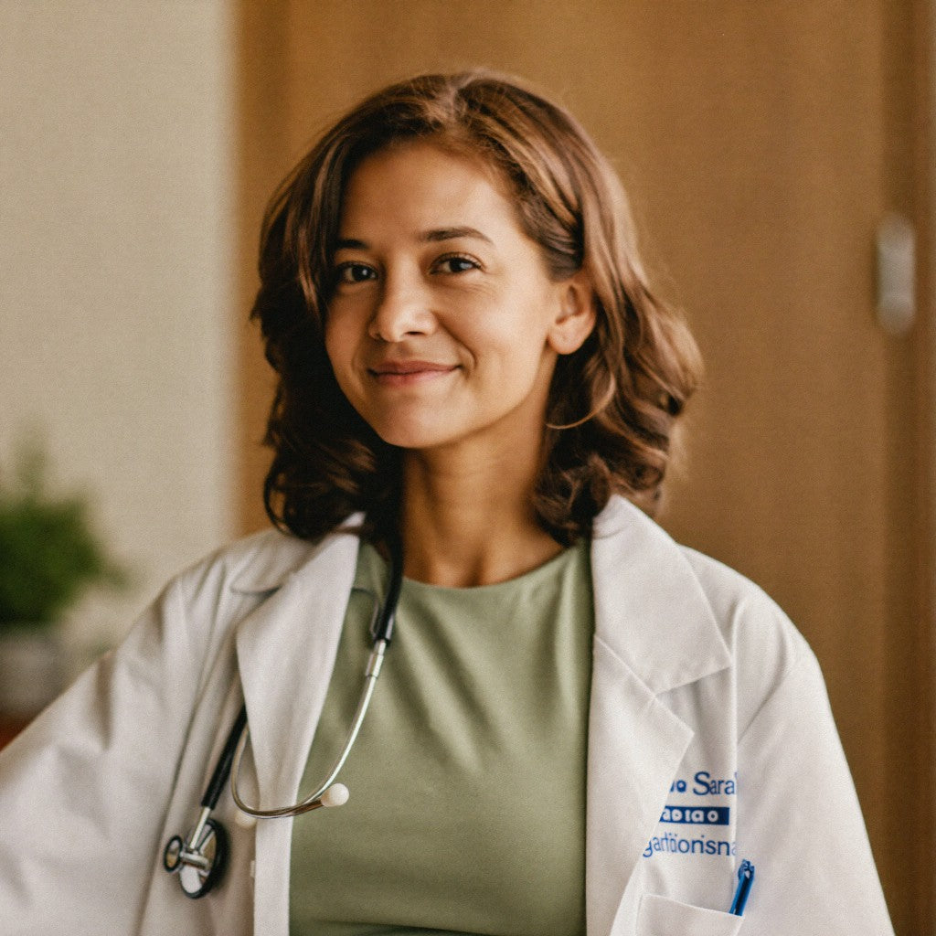 Dr. Sarah, paediatric specialist